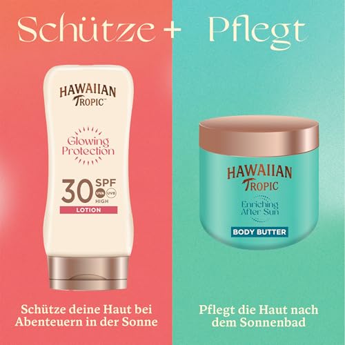 Hawaiian Tropic Sonnencreme mit LSF 30 und Glowing Protection