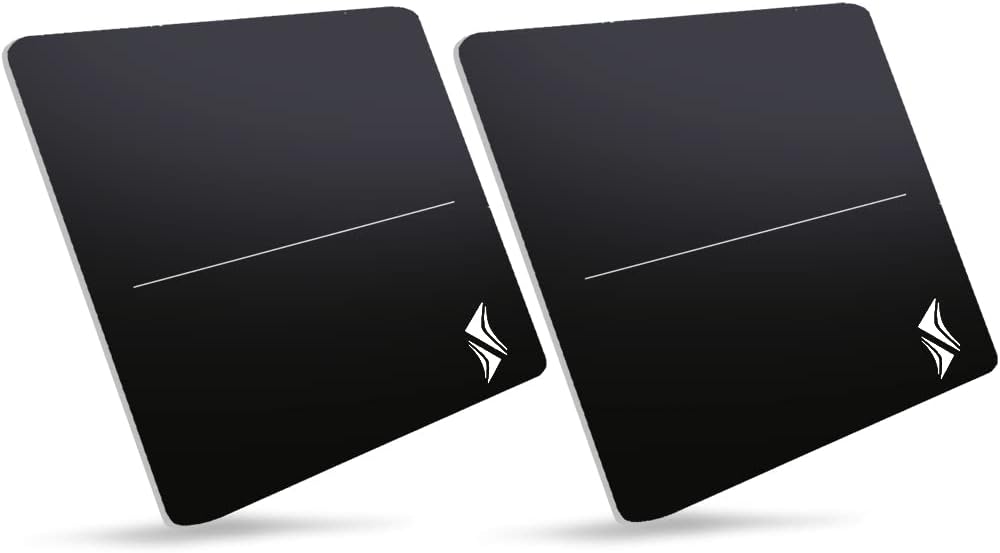 SideTrak Swivel Metal Plates for Laptop | Add On/Replacement Plates Only | Includes 2 Metal Plates (Black)