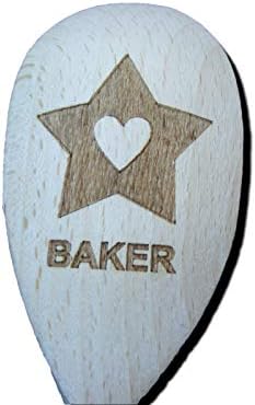 FastCraft BAKER SPOON BEECH WOOD BAKE OFF STAR PRIZE BAKING GIFT PRESENT