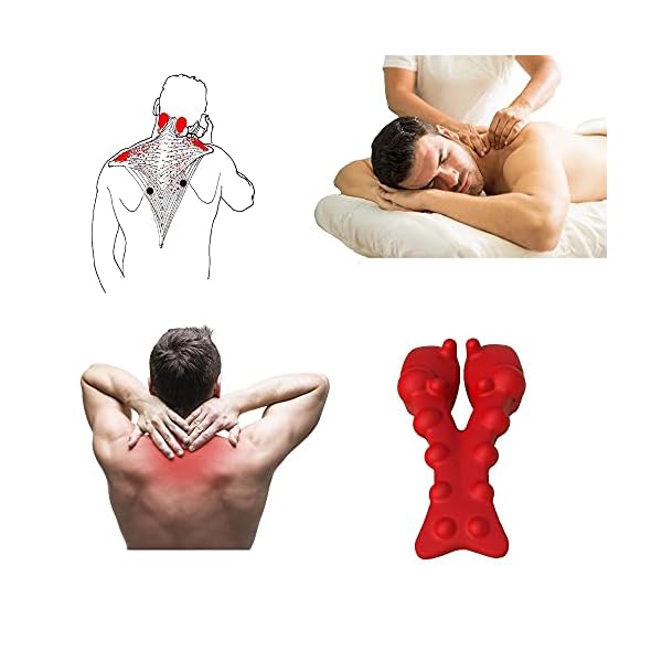 LittleMum Trapezius Triggerpunkt-Massagegerät für Nackenschmerzen, Neuralgie, Verspannungen, Kopfschmerzen, Dowager… – Bild 4