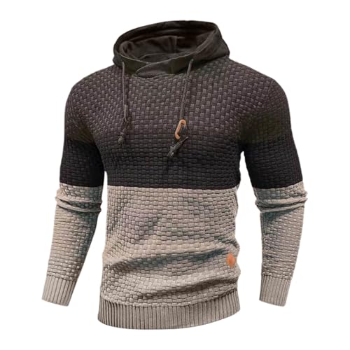 Sweat à capuche gaufré homme idéal pour le streetwear et le quotidien d'hiver