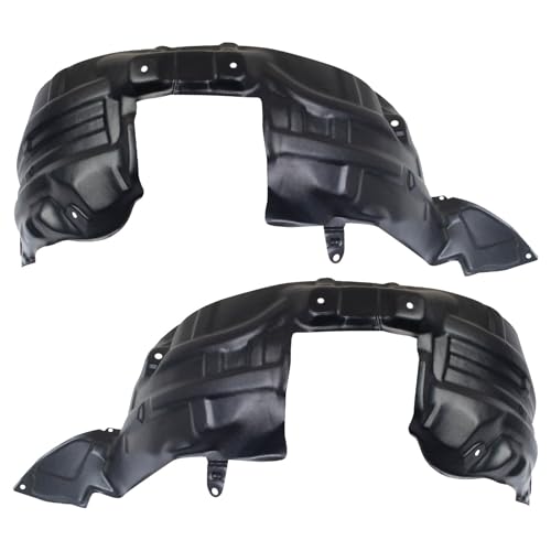 Image of TRQ Inner Fender Liner Set Compatible with 2011-2014 Mazda 2 MA1248146 MA1249146