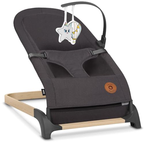 Miniatura 4 de LIONELO June hamaca de bebé, movimiento natural del balanceo, desde los primeros días de vida hasta los 9 kg, ligera, estable, antideslizante, cinturones de seguridad, hamaca plegable para bebes | De Bebé, Movimiento Natural del Balanceo, desde los Primeros Días de Vida hasta los 9 kg, Ligera, Estable, Antideslizante