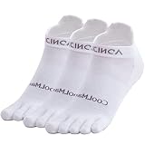 OrrinSports Athletische Zehensocken für Damen und Herren zum Laufen Fünf Finger Socken , Marathon Sportsocken