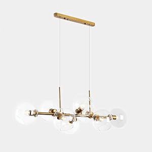 LED Modern Chandelier Lamp Hanging Pendant Lighting Sputnik Chandelier Modern 8 Lights Pendant Light Black Mid Century Ceiling