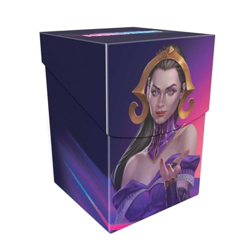 Ultra PRO - Foundations Liliana 100+ デッキボックス ダークフォーマジック:ザ・ギャザリング、ゲームギア、コレクターズアイテム、ギフトゲーマー、コンパクトオーガナイザープレミアムアクセサリー、安全なホルダー、鮮やかなアートワーク MTG Liliana