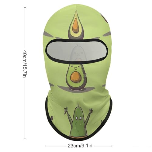 Balaclava para hombre y mujer, máscara completa para cara, cubierta facial para ciclismo y deportes miniatura 2