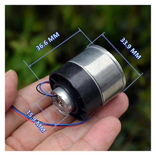 Moteur brushless triphasé 20000RPM à roulement à billes haute performance 16mm DC12V Size C - 2
