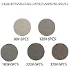MAXXT 5 Hook & Loop DA Sander Backing Plate Pad 30 Sandpaper, Dual-Action Random Orbital Sanding Pad - Low Profile Edge, Medium Density - for MAXXT Brushless Orbit Sander R7303