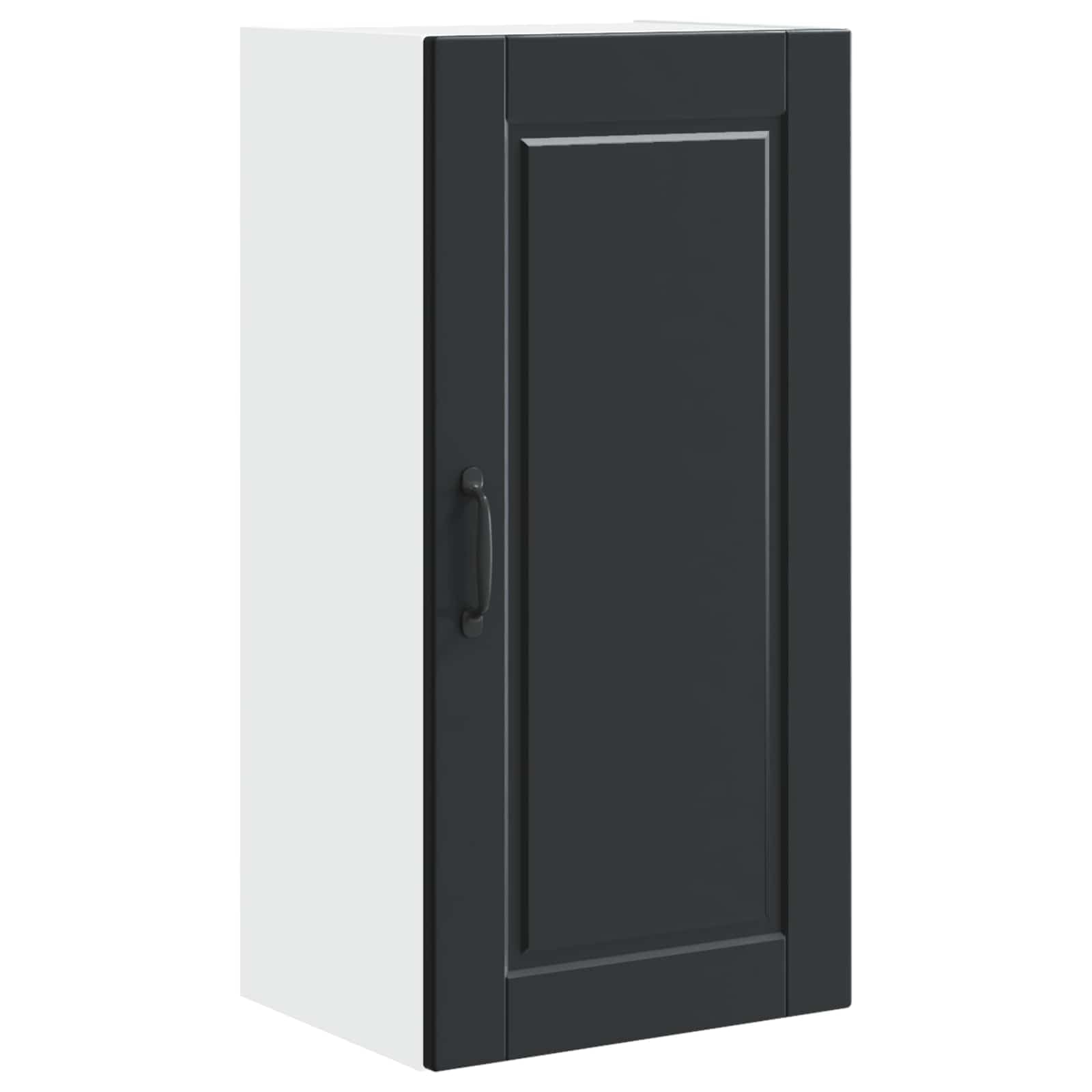 Armoire suspendue moderne gain de place avec 3 étagères de rangement en bois