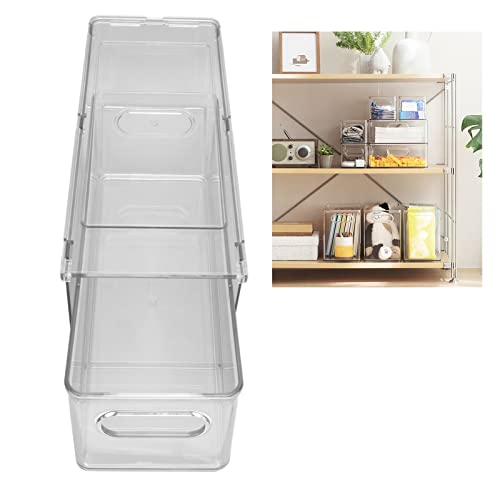 Apilables Organizador Cajones, Organizadores para la Despensa Transparente Cajonera Organizador Cajones para baño, tocador, escritorio y otros escenarios de almacenamiento (3L)