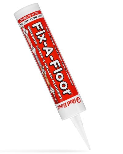 Fix A Floor Extra Strength Floor Tile Adhesive Vinyl Floor Adhesive for Hollow Tiles Laminate Creaking Wood & More Versatile Injector Solution 300ml Standard Bottle