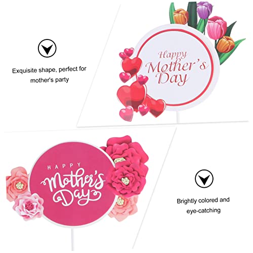 SEWACC Inserção De Bolo De 10 Pçs Capacillos De Bolo De Feliz Aniversário Para Cupcake Toppers De Bo