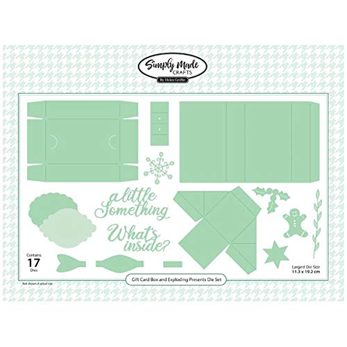 Simply Made Crafts Die Set Gift Card and Exploding Presents Set of 17 | Christmas Gifting