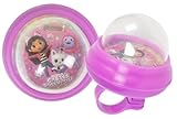 Tataway Squeeze Bell Gabby’s Dollhouse Fahrradklingel für Kinder, rosa, mit offizieller DreamWorks-Grafik — Universal-Fahrradklingel mit Sound und einfacher Montage für Mädchenfahrräder