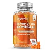 Vitamina C con Zinc Para el Sistema Inmunitario, los Niveles de Energía, la Piel y el Metabolismo - La vitamina C contribuye al funcionamiento normal del sistema inmunitario, la reducción del cansancio y la fatiga, a la protección de las células frente al estrés oxidativo y contribuye al metabolismo productor de energía normal. El Zinc contribuye al mantenimiento normal de la piel, huesos uñas y visión.(Declaraciones aprobadas por la EFSA).