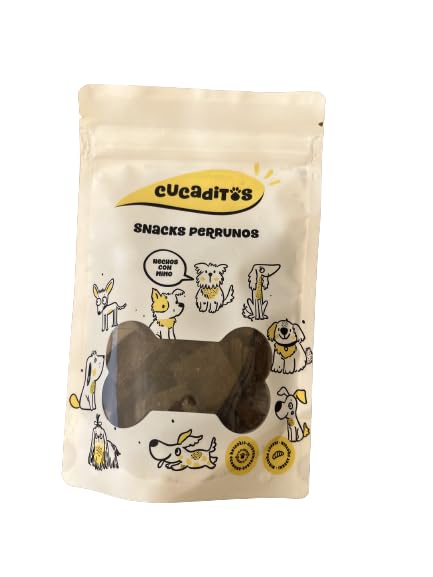 SDN®- Bolsa de Premios para Perro - Snack Natural Hipoalergenico para Perros - Chuches y Snacks Saludables para perros - Hechos en España de manera artesanal (PACK de 4-10-20-50 ud) (PACK 10 unidades)