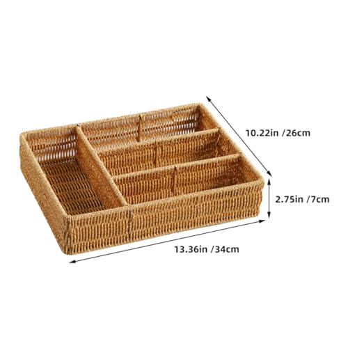 Cesta organizadora de cajones con compartimentos para acabar con el caos en tu cocina 3
