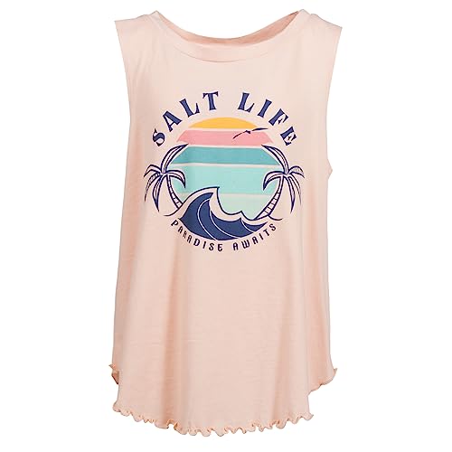 Salt Life Girl's Paradise Bound Youth Classic Fit Tank