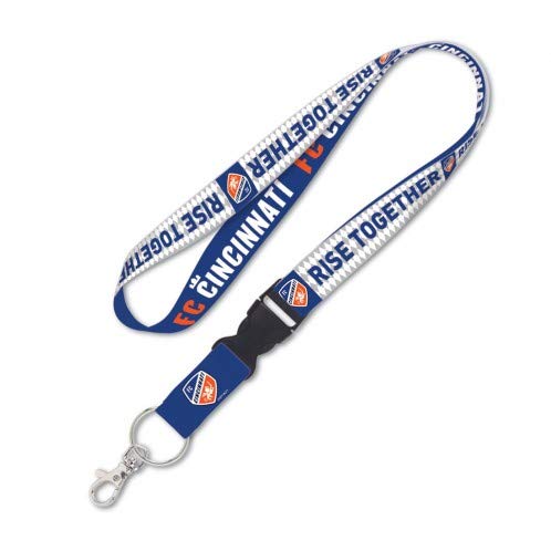 Lanyard Cincinnati FC détachable tour de cou supporter avec clip solide