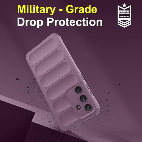 Image of Zapcase Back Case Cover for Samsung Galaxy S25 FE | Compatible for Samsung Galaxy S25 FE Back Cover | Liquid Silicon Magic Case with Camera Protection | Lavender
