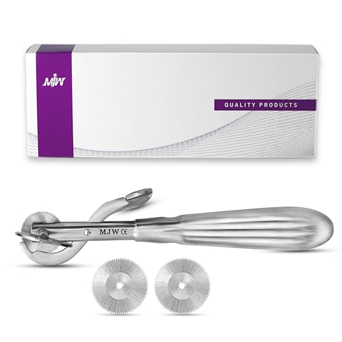 MJW Finger Ring Cutter with 2 Replacement Blades - Stainless Steel Snap-Ring Plier Emergency Jewelry Cutting Tool Ideal First Aid Instrument, EMT Ring Remover Tool with Finger Protection