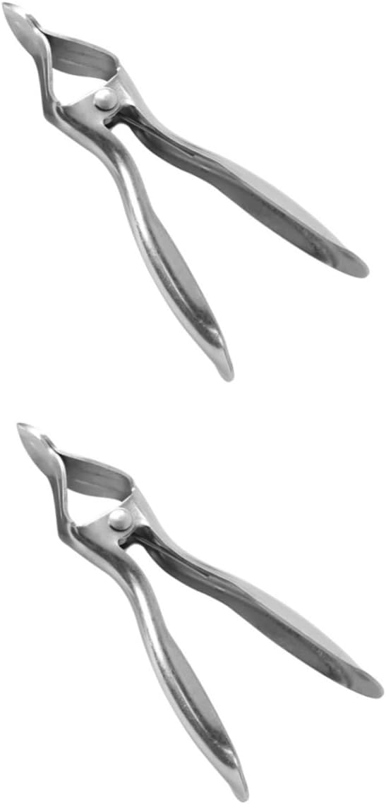 BESPORTBLE 2pcs Opener Tool Compact Stainless Steel Separator Effortless Fruit Opener for Home Picnic Use Easy Use Design