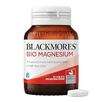 Blackmores Bio Magnesium | Supports Bone Health | Maintains Muscle Function & Nervous System Health | 50 Tablets