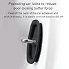 Car Door Latch Protector, 4pcs Silicone Latches Cover Set, Stretchable Adhesive Trim Anti-Rust Scratch Protection, Universals Fit for Trucks Minivans SUV Vehicle Use 3.7x2.76in #5