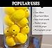 Lifelike & Higher Quality Fake Lemons Set -14PCS - Real Looking Fake Fruits for Decoration (Yellow)