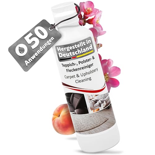 SPRiNTUS Teppich- & Polsterreiniger Konzentrat [500ml] für effektive & schnelle Fleckenentfernung I Im Waschsauger & manuell anwendbarer Teppichreiniger I Polsterreiniger Sofa & Autositz Reiniger