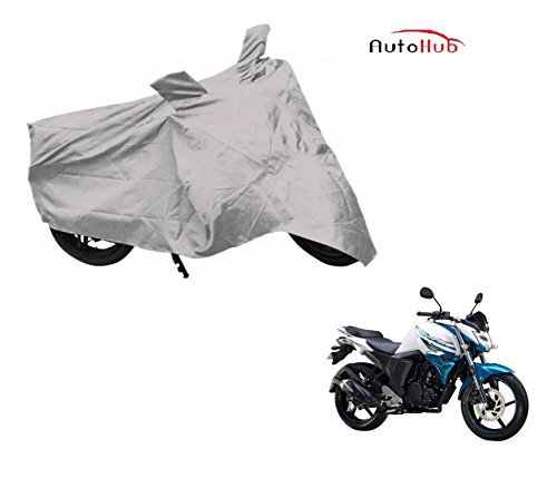 Auto Hub Water-Resistant Bike Body Cover Yamaha FZ S - Silver