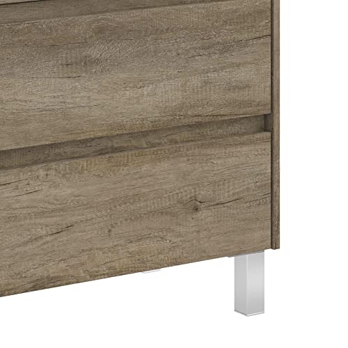 Conjunto-Muebles-de-Bano-con-Mueble-3-cajones-Espejo-Lavamanos-Ceramico-y-Columna-Auxiliar-Alta-con-Estantes-Interiores