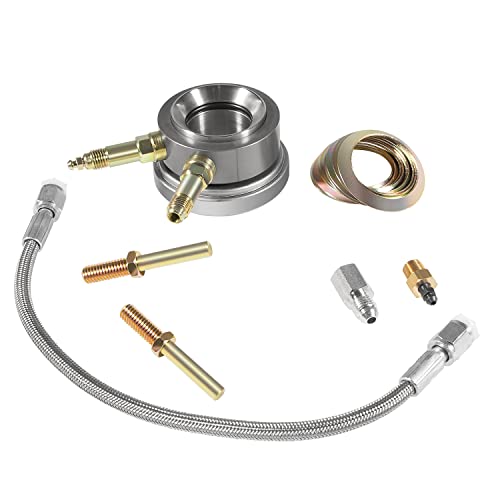 82876 T-5 Stock Clutch Hydraulic Throwout Bearing & Hose Kit For Gm-Style Borg-Warner T-5 Transmissions, Replace # 82876 #TOP5