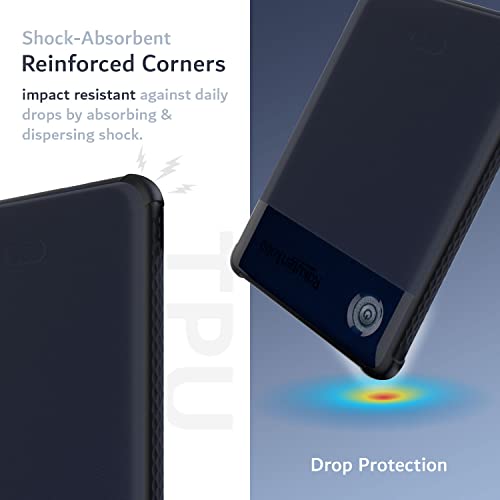 Tudia Skn Designed For Kobo Clara 2E Case 6" Cover, [Reinforced Corners] Shockproof Slim Anti-Yellowing Silicone Gel Grip Lightweight Anti-Fingerprint Matte Tpu Bumper For Ereader - Frosted Blue #TOP2