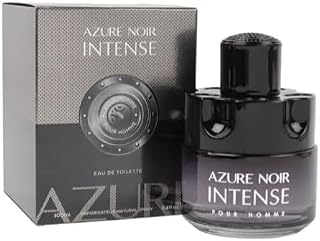 AZURE NOIR INTENSE Cologne Eau de Toilette Fragrance for Men 3.4oz/100ml, Natural Spray, Long Lasting