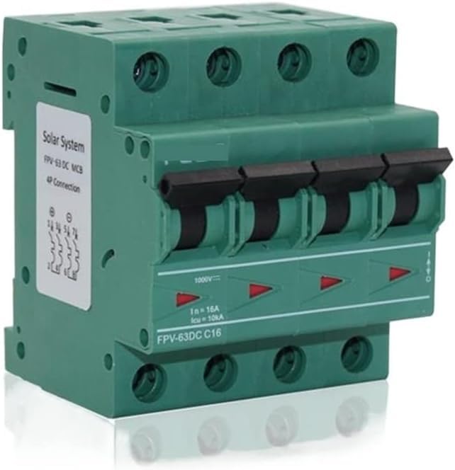 Disjoncteur 4P DC 1000V 40A pour installation photovoltaïque résidentielle