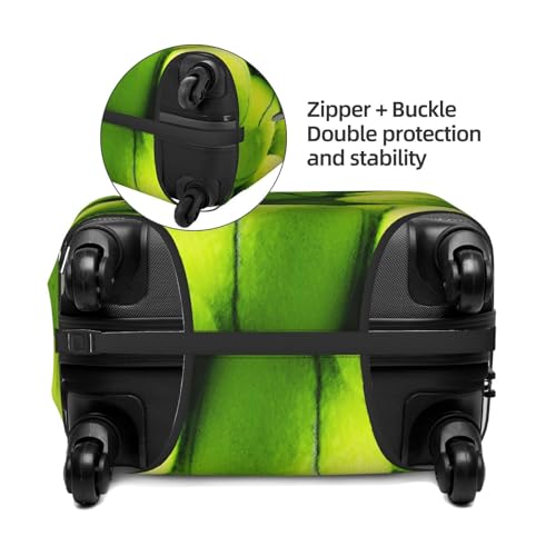 Yellow Tennis Balls Luggage Cover for Suitcase, Suitcase Cover Protector Fit 22-24 Inch Luggage Travel Accessories, M4
