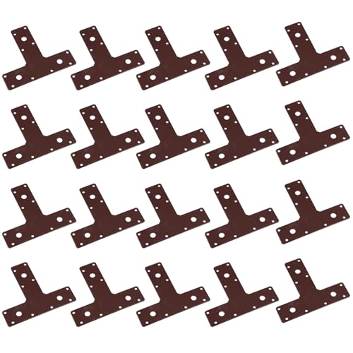 Plaques de fixation en forme de T 150x90x37 connecteur bois équerre angle droit - 2