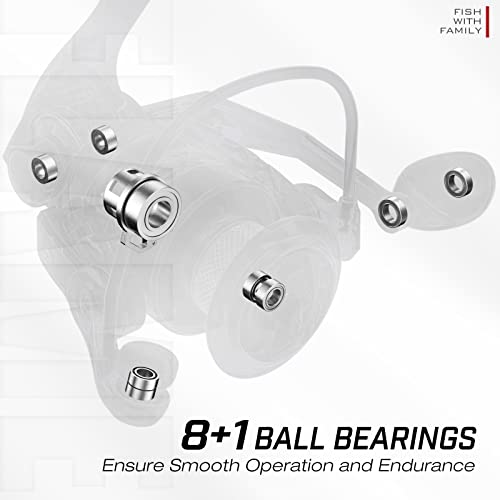 Piscifun Piscifun Flame Spinning Reels Light Weight Ultra Smooth Powerful Spinning Fishing Reels (5000 Series)