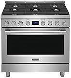 Frigidaire PCFG3670A 36 Inch Wide 4.4 Cu. Ft. Free Standing Gas Range with True Convection - Stainless Steel
