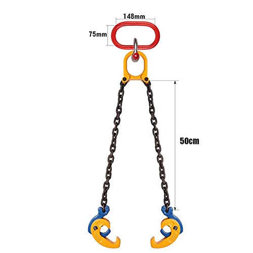 Élingues à double chaîne de levage de fûts en acier G80 ultra robuste - 3