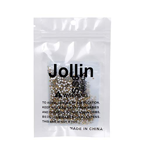 Image of 2880 Pieces Flatback Rhinestones Glue Fix Crystal Glass Diamantes Gems for Crafting Nail Art Crafts Decorations Clothes Shoes 2.4 mm (ss8, Metallic Sunshine)