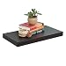 WELLAND 12" Deep Floating Wall Shelf Display Floating Shelf, 23.62" L x 11.81" D x 2" T, Deeper Than Others, Espresso