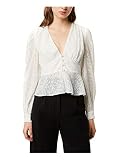 French Connection womens Brenna Coupe Top Winter White 8