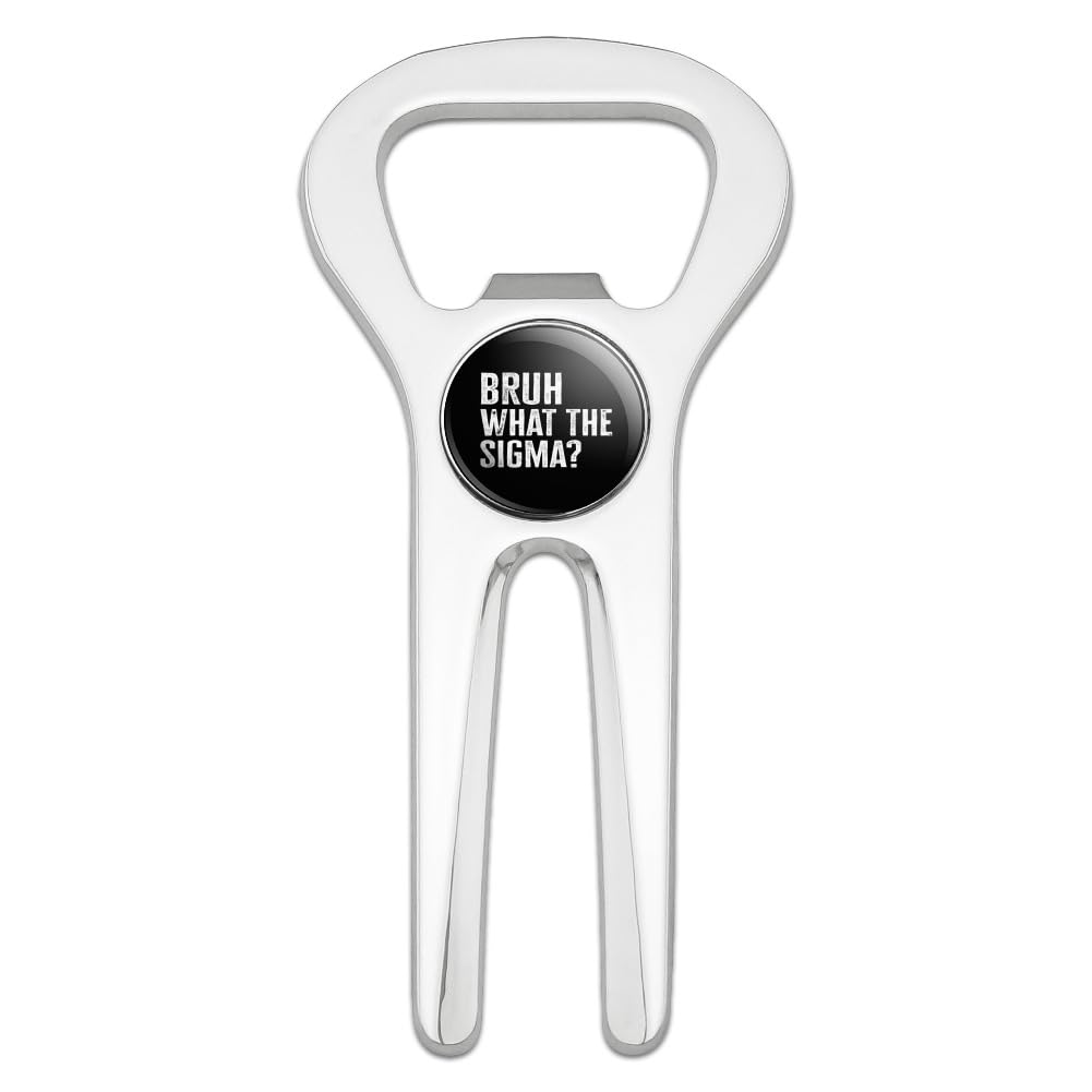 Graphics & More Bruh What The Sigma? Golf Golfing Divot Repair Tool Bottle Opener