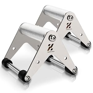 Push Up Stand, Pushup Handles for Strength Training, Heavy-duty Stainless Steel Push Up Bars Gym Exercise Equipment, Hold Up to 500lbs, 1 Pair