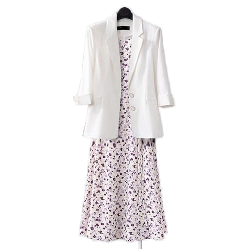 Robe caraco florale et sa veste ample pour vos soirées d'été en terrasse - 2