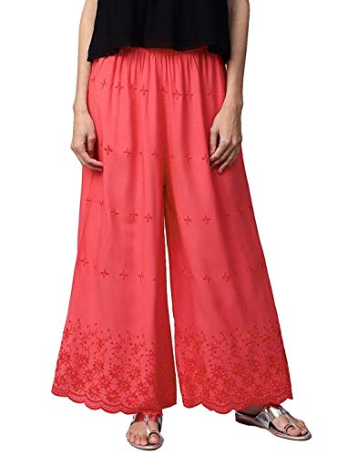 Image of Women's Rayon Half Chicken Palazzo
