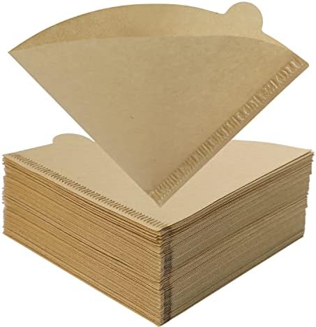 100 Stück Kaffeefilter 45/185 Mm - Weiße Korbfilter Für Kaffeemaschinen